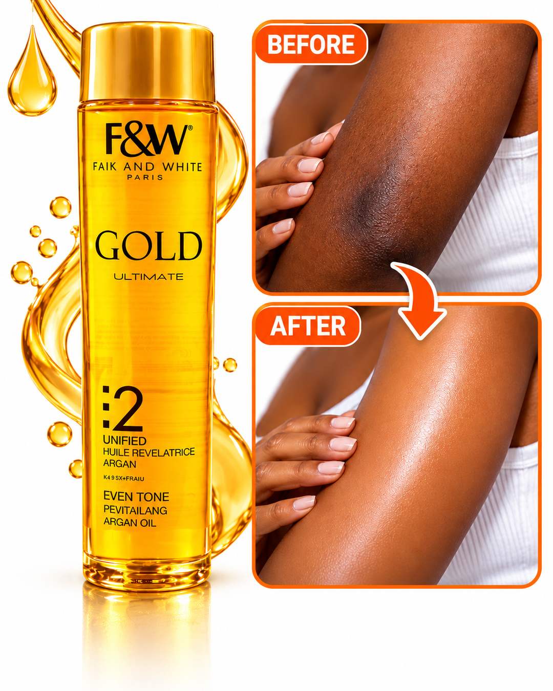 Fair & White Paris Gold Ultimate 2 Revitalizing Argan Oil — 2 of 3