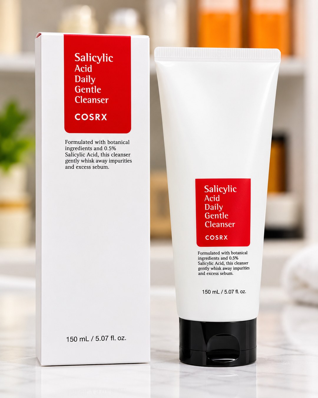 [Cosrx] Salicylic Acid Daily Gentle Cleanser 150milliliter / Foam Cleanser for Blemish Skin
