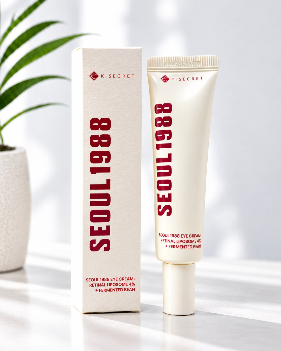 K-SECRET SEOUL 1988 Eye Cream: Retinal Liposome 4% + Fermented Bean — 1 of 3