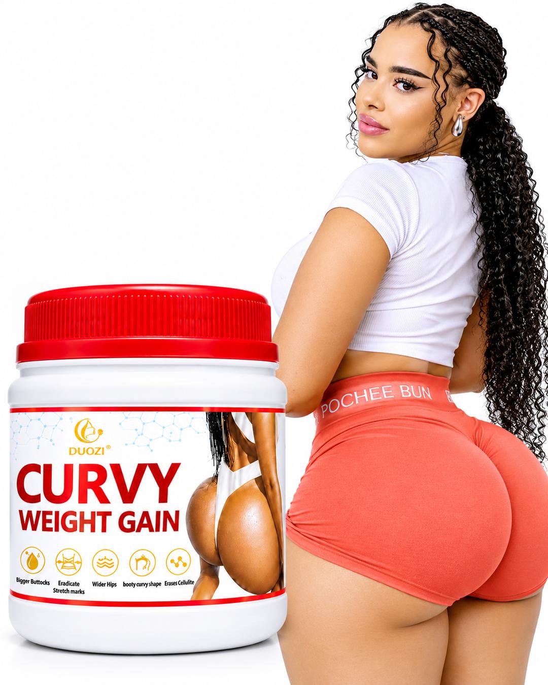 DUOZI CURVY WEIGHT GAIN POWDER 258gm — 2 of 3