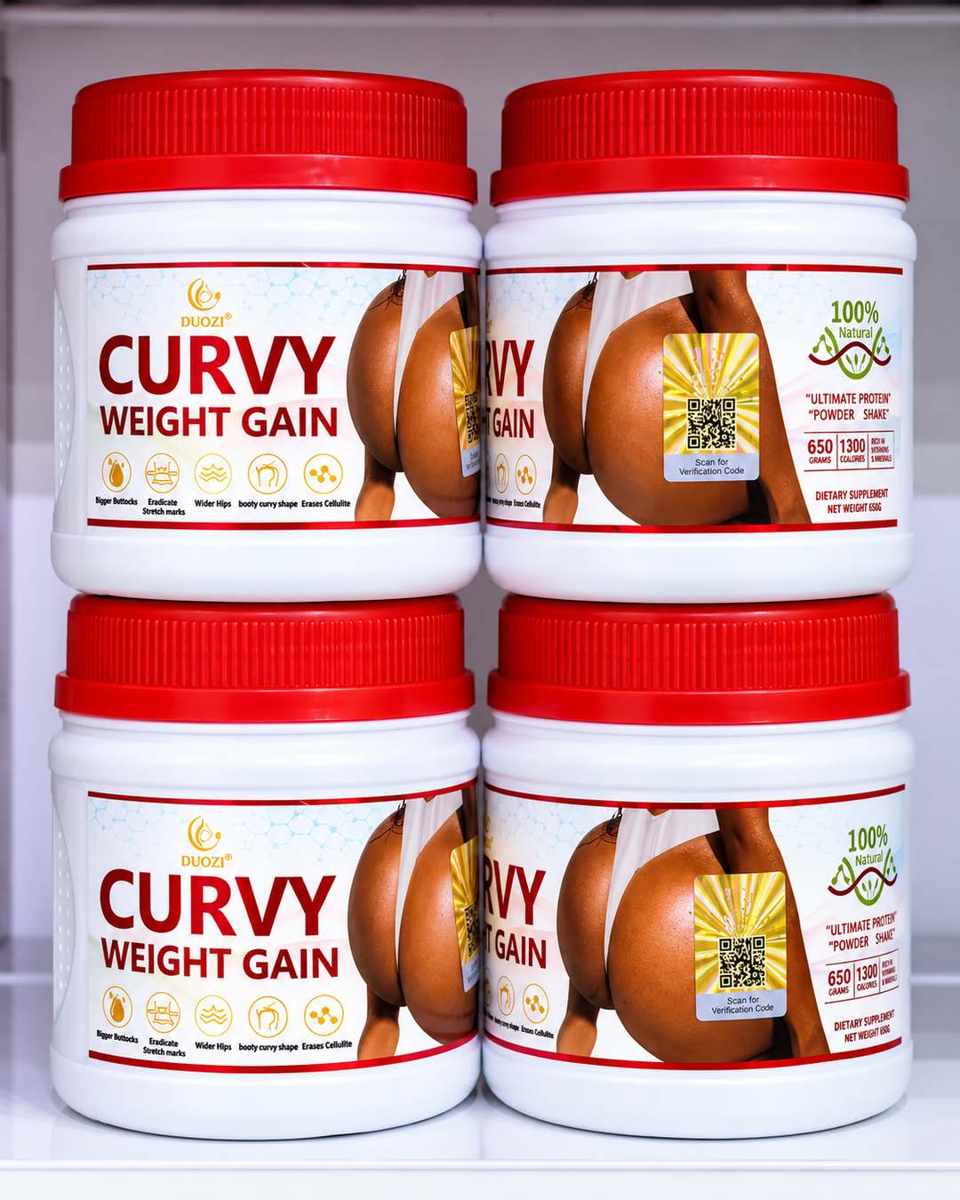 DUOZI CURVY WEIGHT GAIN POWDER 258gm — 3 of 3