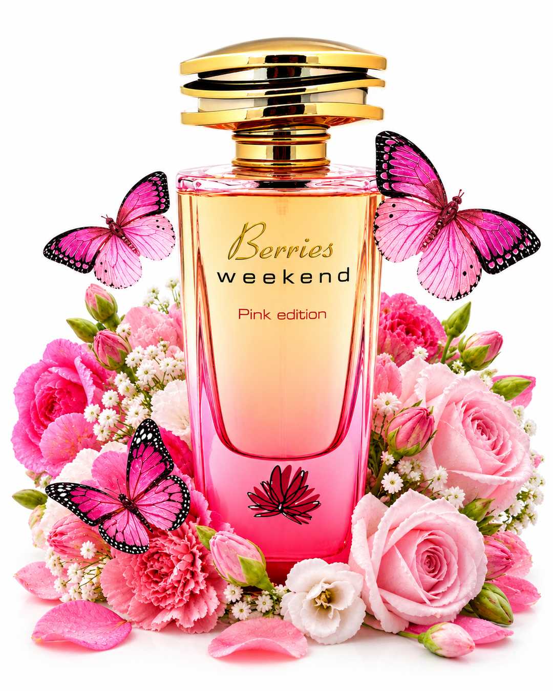 Berries Weekend Pink Edition, Berries Weekend Women Eau de Parfum for Women, 100 ml, Iris, Peach and Floral Fragrance, Berry Weekend Perfume for Women Sapphire's choice — 2 of 3