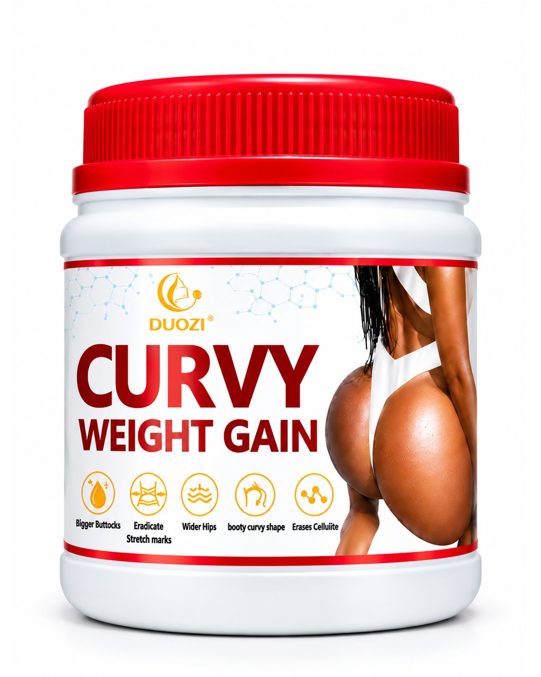 DUOZI CURVY WEIGHT GAIN POWDER 518gm — 1 of 3