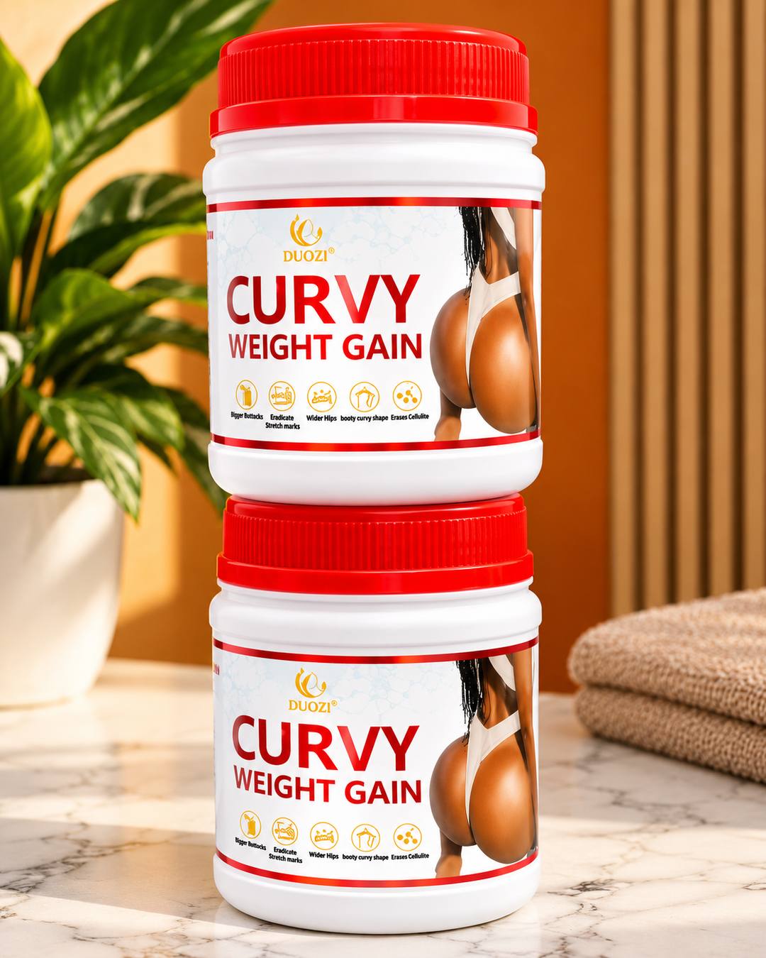 DUOZI CURVY WEIGHT GAIN POWDER 518gm — 2 of 3
