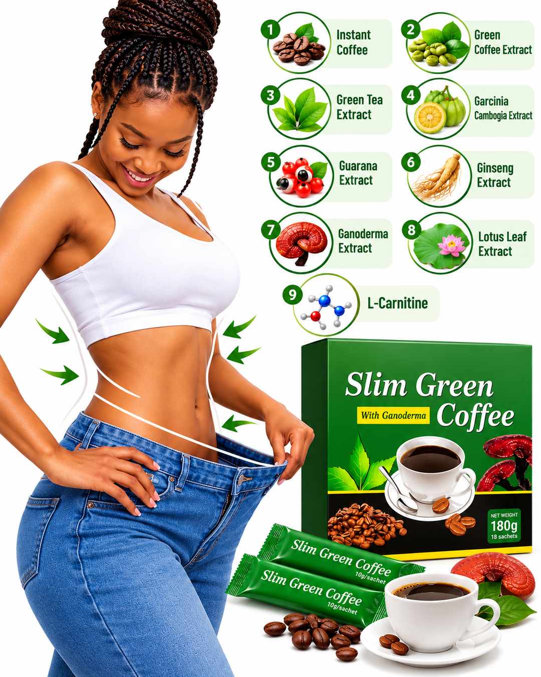 Slim Green Coffee with Ganoderma — 3 of 4